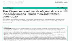 The 15-year national trends of genital cancer incidence among Iranian men and women 2005-2020